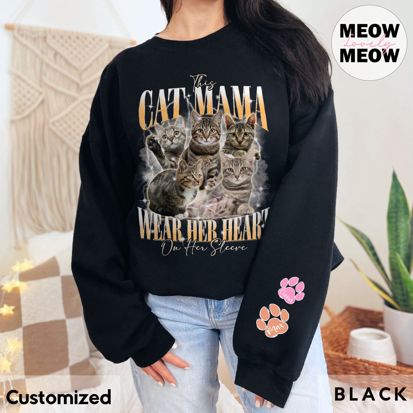 Custom Photo This Cat Mama Shirt