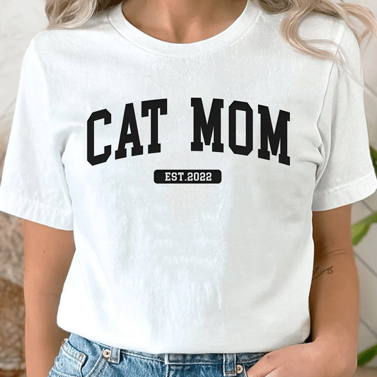 Custom Cat Mom Shirt, Mother Gift