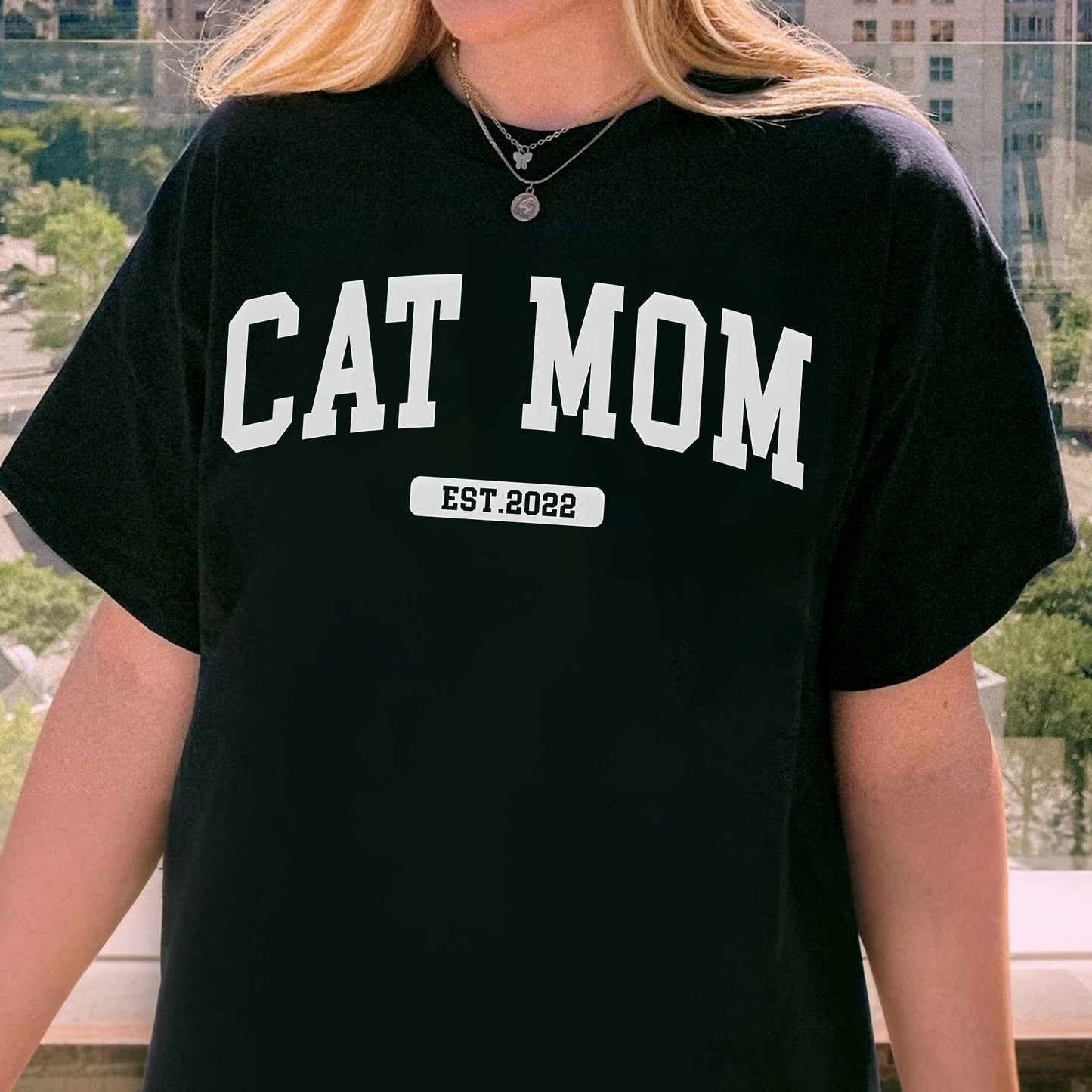 Custom Cat Mom Shirt, Mother Gift