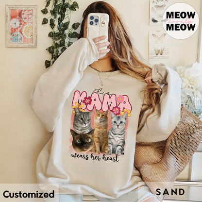 This Mama Wears Her Hearts Custom Shirt