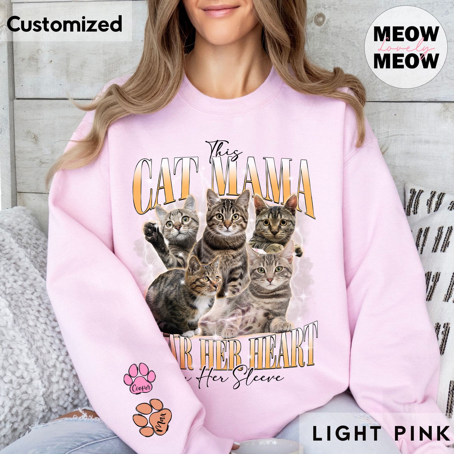 Custom Photo This Cat Mama Shirt