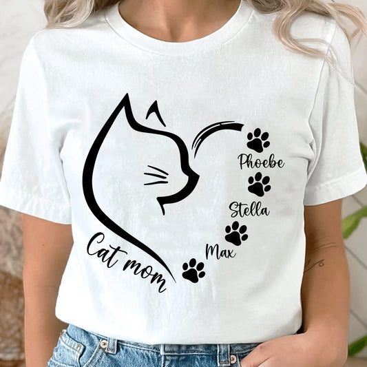 Custom Cat Mom Shirt