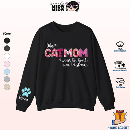 This Cat Mom Valentine Shirt