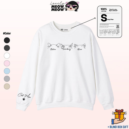 Custom Cat Mama Sweatshirt Special Version