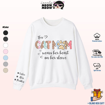 Custom This Cat Mama Sweatshirt