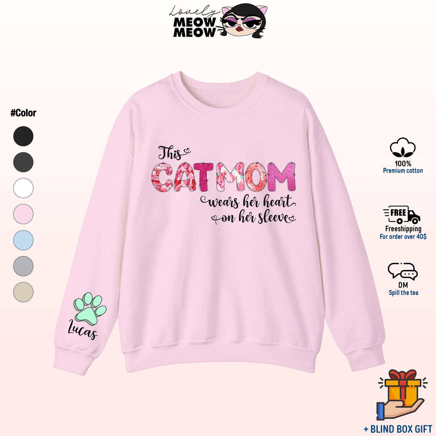 This Cat Mom Valentine Shirt