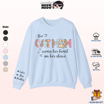 Custom This Cat Mama Sweatshirt