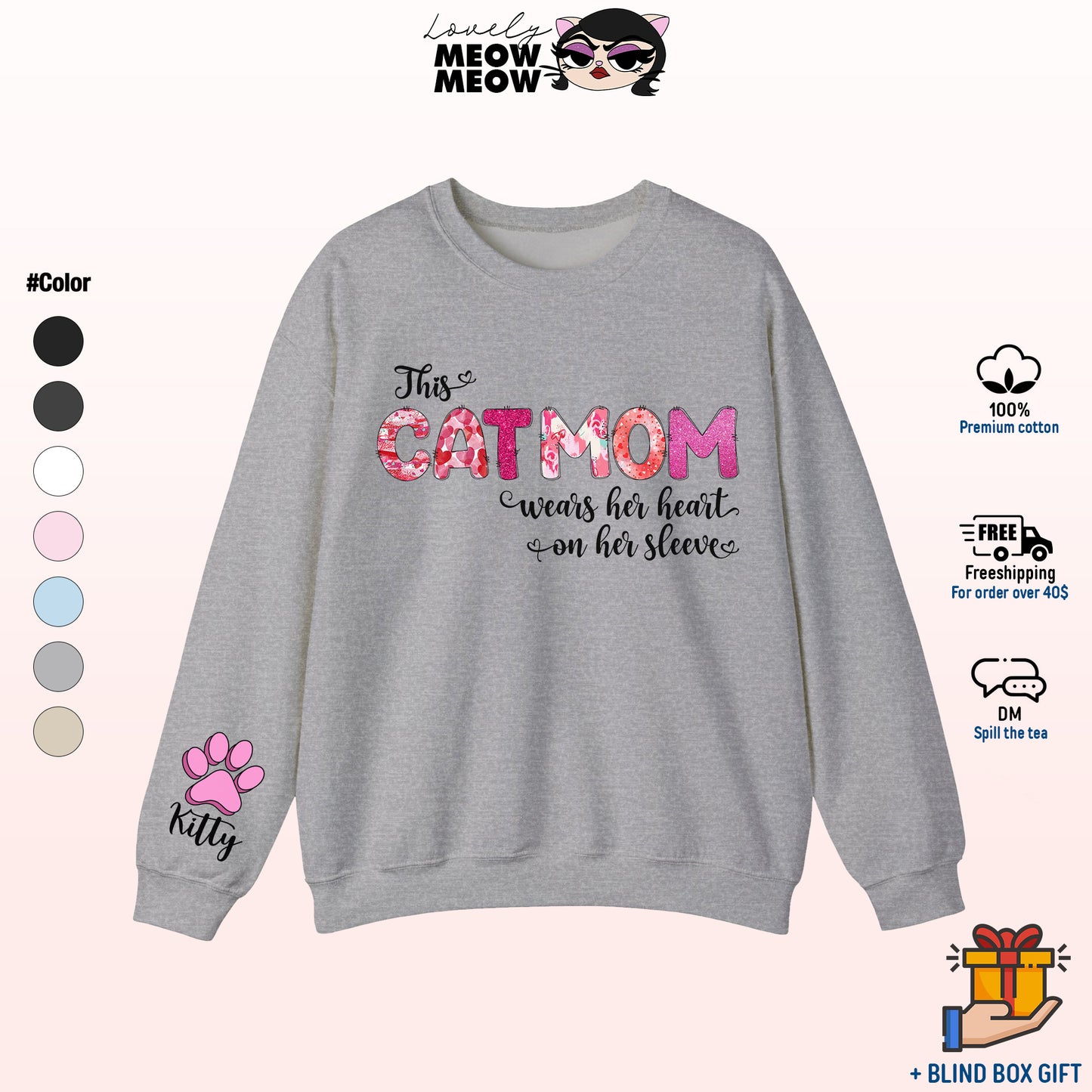 This Cat Mom Valentine Shirt