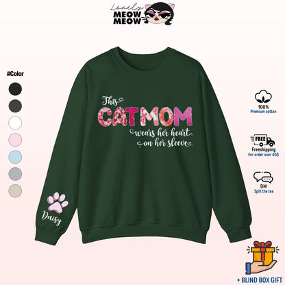 This Cat Mom Valentine Shirt