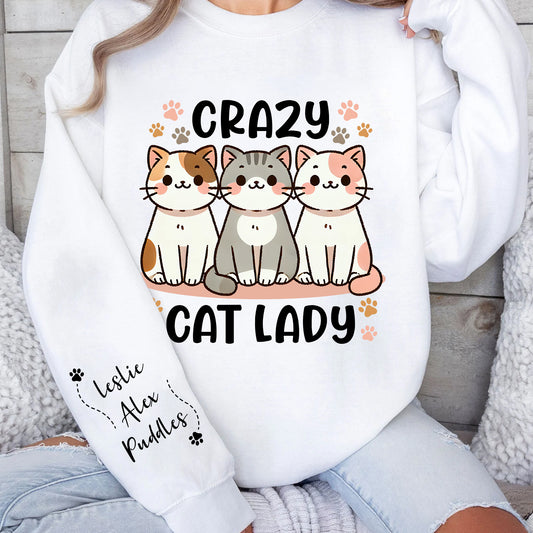 Custom Crazy Cat Lady Sweatshirt