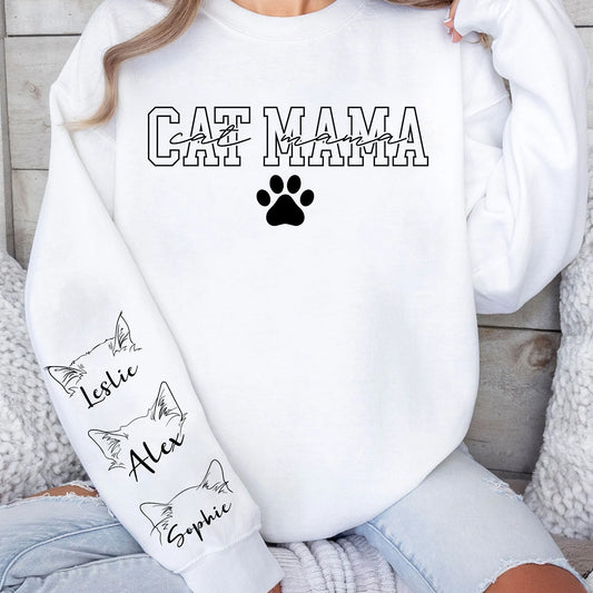 Custom Cat Mom Sweatshirt