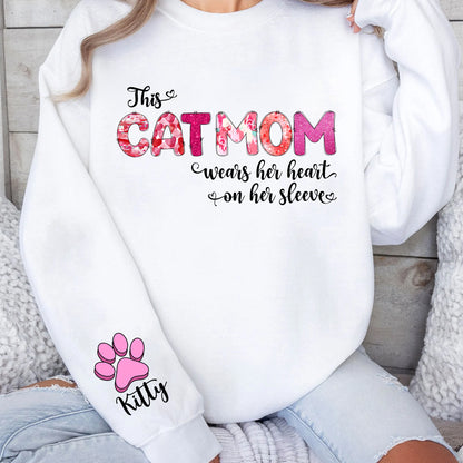 This Cat Mom Valentine Shirt