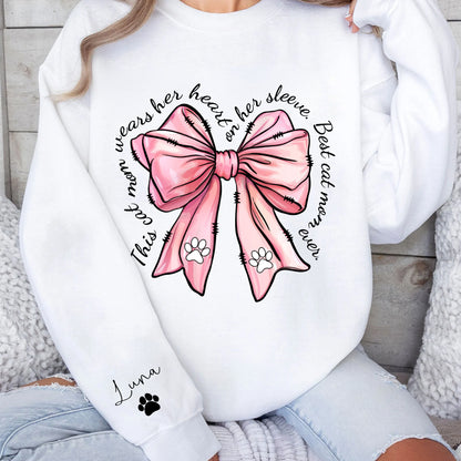 Best Cat Mom Ever Bow Shirt