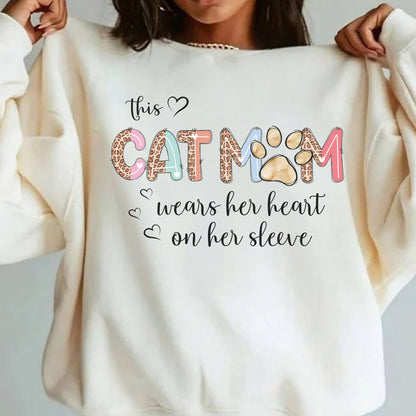 Custom This Cat Mama Sweatshirt