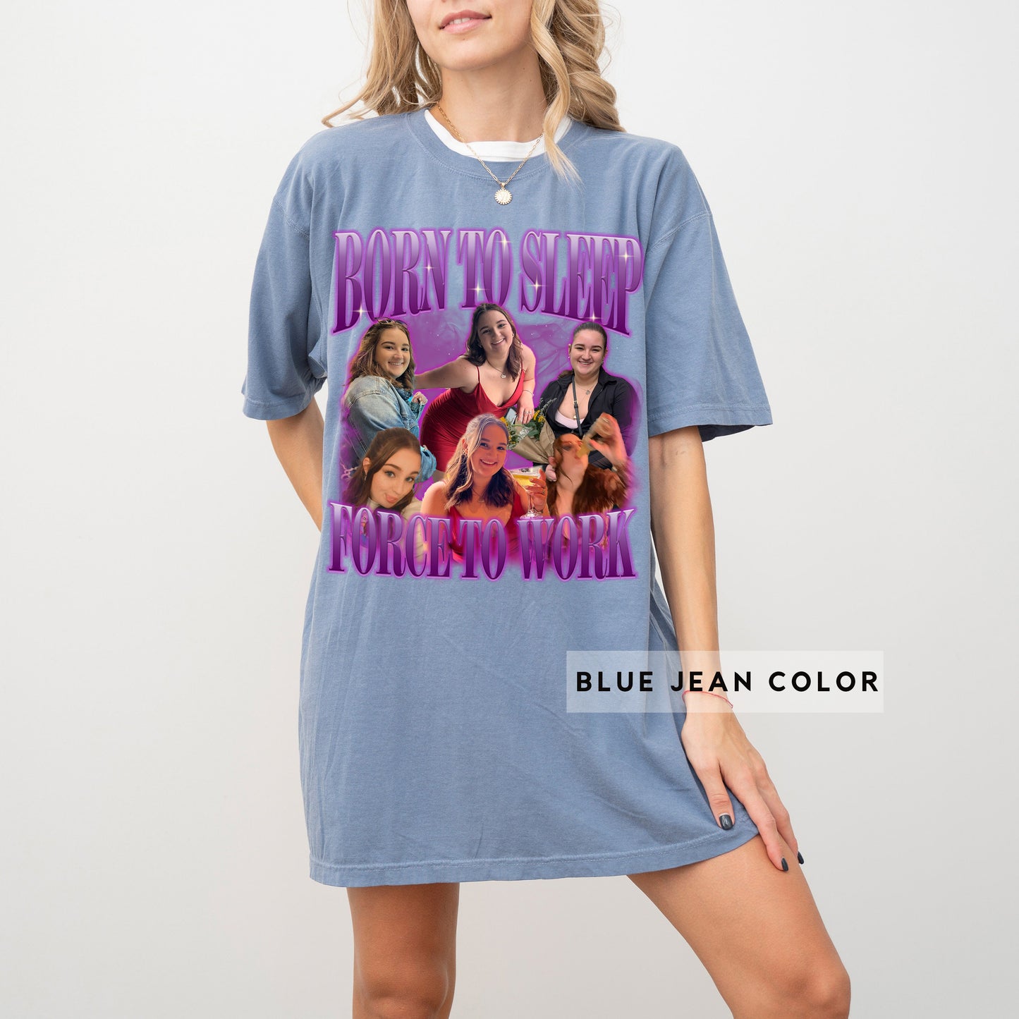 Born To Sleep Comfort Colors Bootleg Shirt