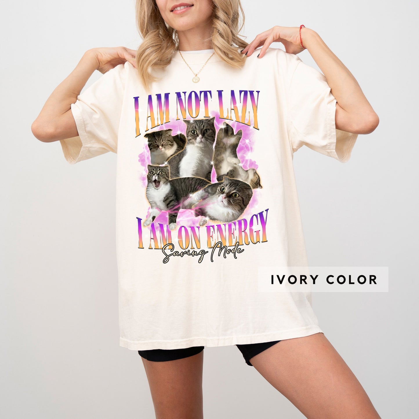 Custom I Am Not Lazy Bootleg Shirt